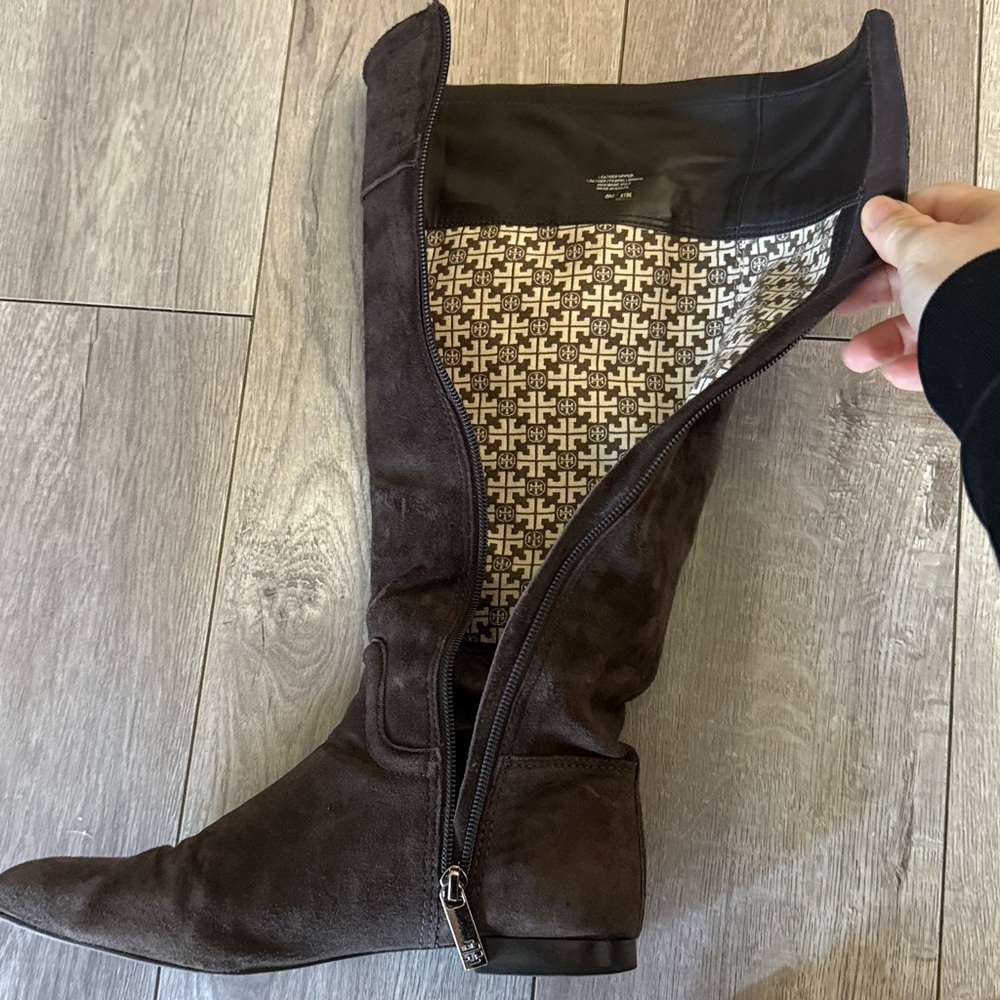 Tory Burch Softy Suede Boots - Picture 7 of 8